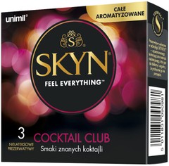 Набір безлатексних презервативів SKYN Cocktail Club з ароматом коктейлів (3 шт.) SK8 фото