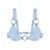 Ліф класичний Feral Feelings Bikini Top Trasparent SO9317 фото