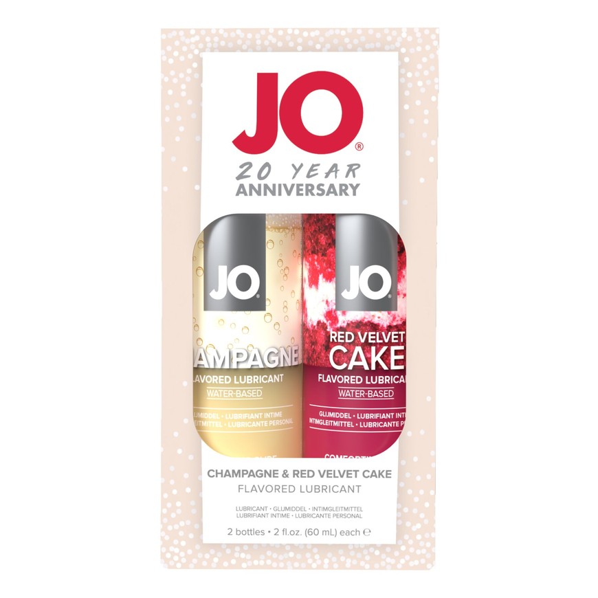 Набір оральних змазок System JO Champagne & Red Velvet Cake Limited Edition  SO7117 фото
