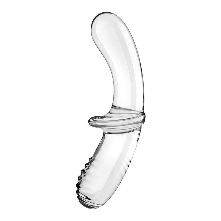 Скляний дилдо Satisfyer Double Crystal Transparent SO8784 фото