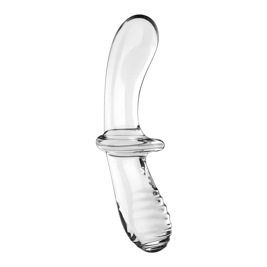 Скляний дилдо Satisfyer Double Crystal Transparent SO8784 фото