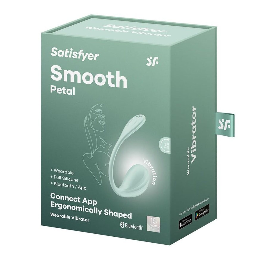 Смарт віброяйце Satisfyer Smooth Petal Mint SX0666 фото