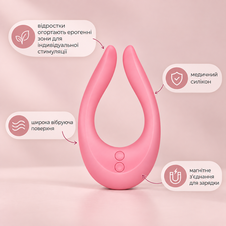 Вібратор для пар Satisfyer Endless Joy Pink SO2306 фото