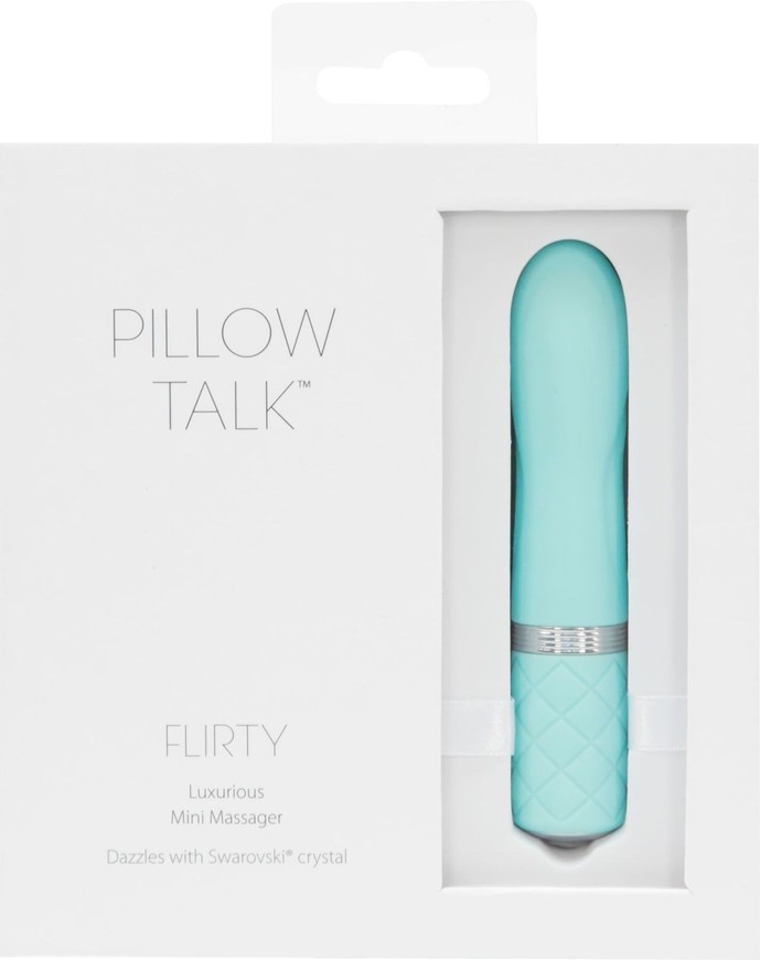 Міні-вібратор Pillow Talk Flirty Teal SO2726 фото