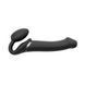 Безремінний страпон з вібрацією Strap-On-Me Vibrating Black L SO3829 фото 1