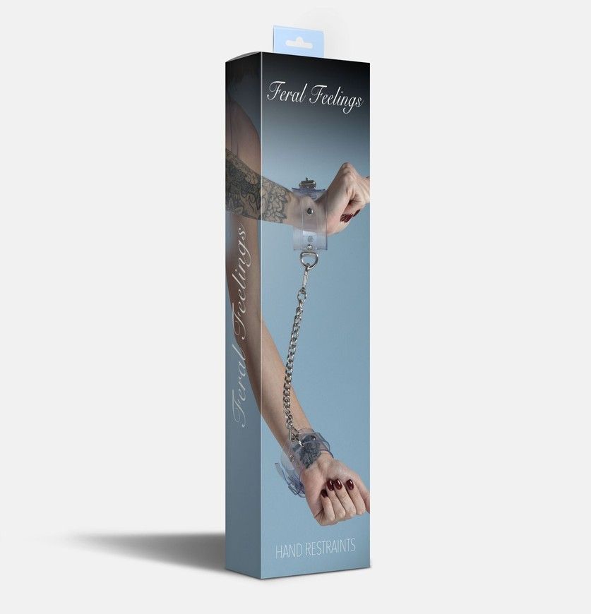 Наручники Feral Feelings Hand Restraints Trasparent SO9297 фото