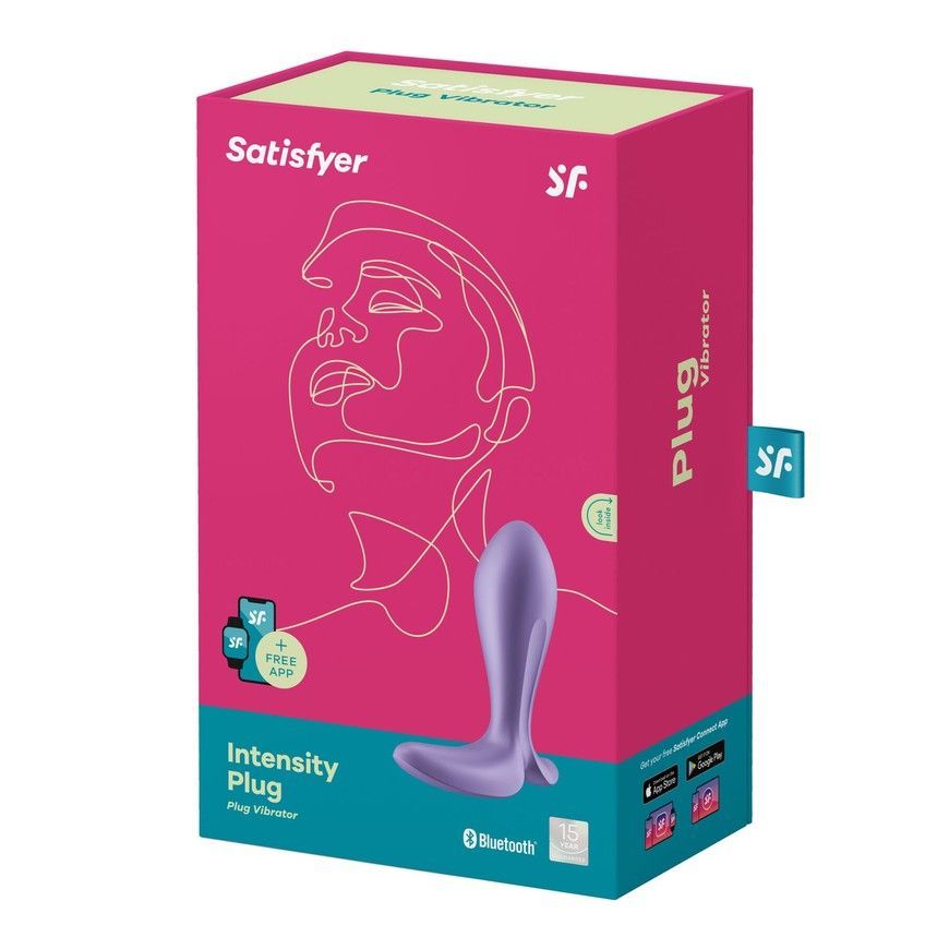 Анальна смартпробка з вібрацією Satisfyer Intensity Plug Purple SO8626 фото