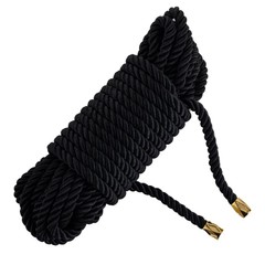 Мотузка для шибарі LOCKINK SEVANDA Shibari Pratice Rope Black 8 м SX0880 фото