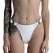 Трусики з натуральної шкіри Feral Feelings String Bikini White SO9424 фото 2