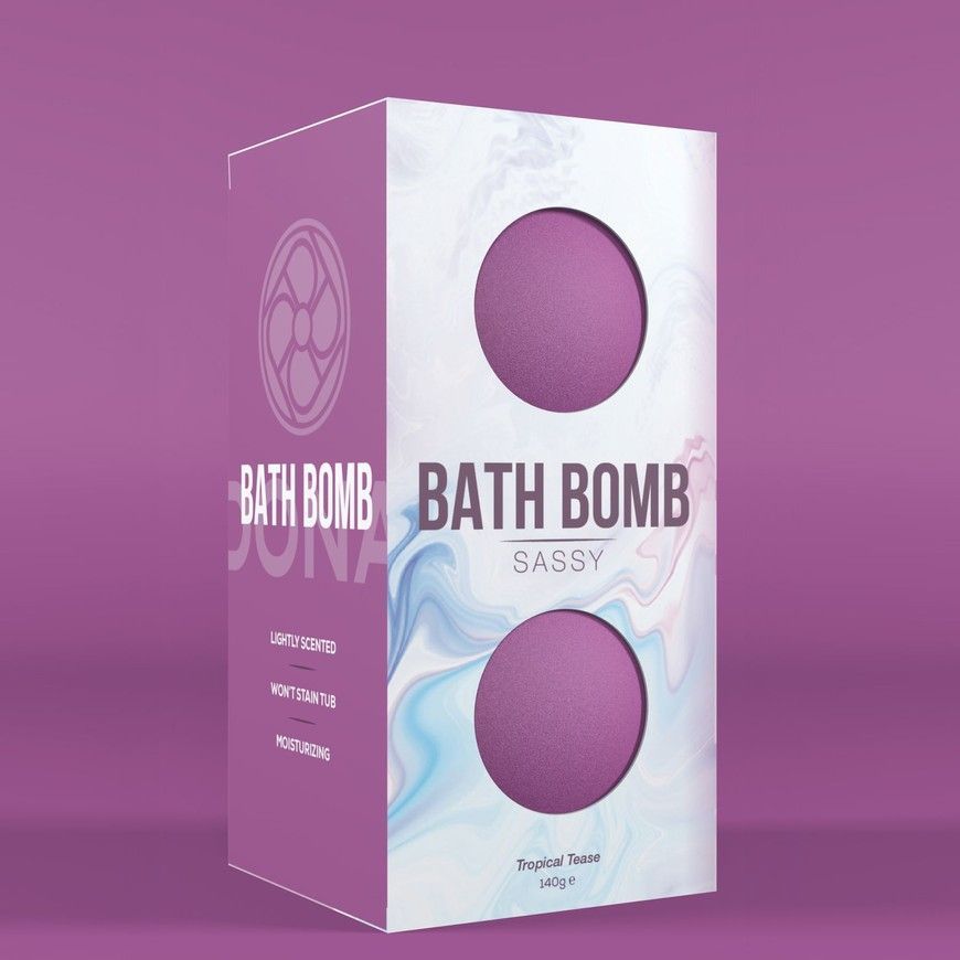 Набір бомбочок для ванни Dona Bath Bomb Sassy Tropical Tease з ароматом мангустину, мандарину та жасмину SO2210 фото