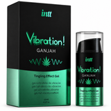 Рідкий вібратор Intt Vibration Ganjah з ефектом тепло-холод SO3347 фото