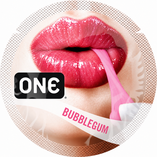 Презервативи ONE Flavor Waves з ароматом жувальної гумки 1 шт ON64 фото