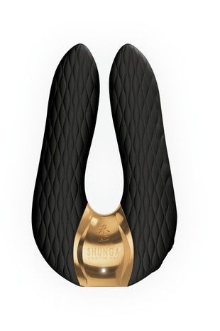 Кліторальний вібратор Shunga Aiko Black SO6902 фото