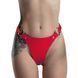 Трусики з натуральної шкіри Feral Feelings String Bikini Red SO9425 фото 2
