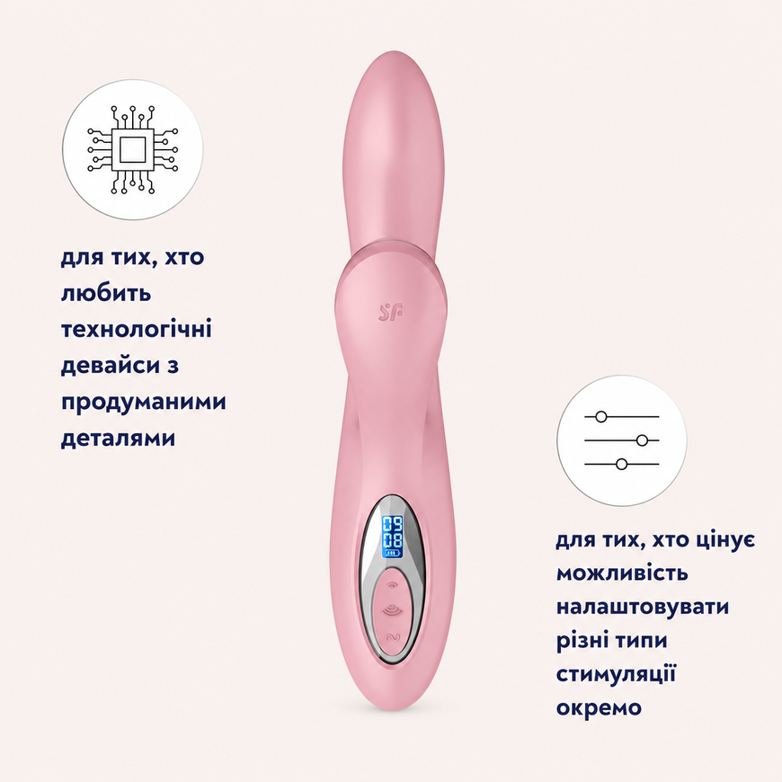 Вакуумний вібратор-кролик Satisfyer Pro+ G-Spot Generation 2 Pink SX4316 фото
