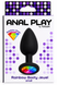 Анальна силіконова пробка Toy Joy Rainbow Booty Jewel Small 430405 фото 4