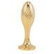 Металева анальна пробка Кролячий хвіст LOCKINK SEVANDA White Bunny-Tail Anal Pear-shape Plug SX0868 фото 4