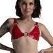 Ліф з натуральної шкіри Feral Feelings Bikini Top Red SO9422 фото 2