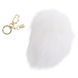 Металева анальна пробка Кролячий хвіст LOCKINK SEVANDA White Bunny-Tail Anal Pear-shape Plug SX0868 фото 3