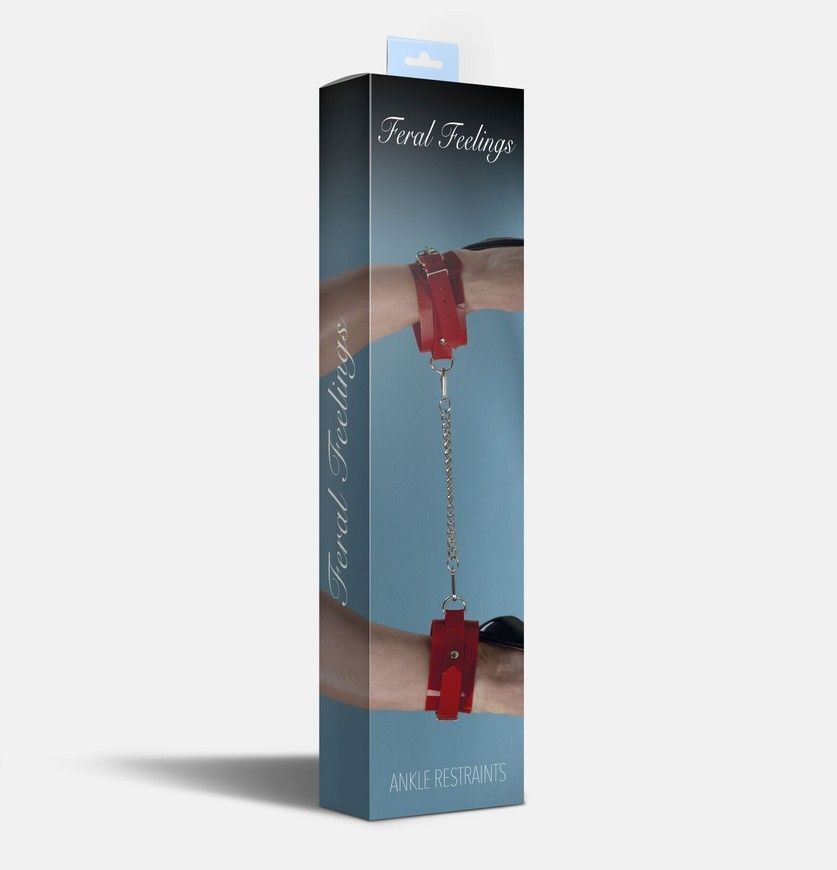 Поножі Feral Feelings Ankle Restraints Red SO9303 фото