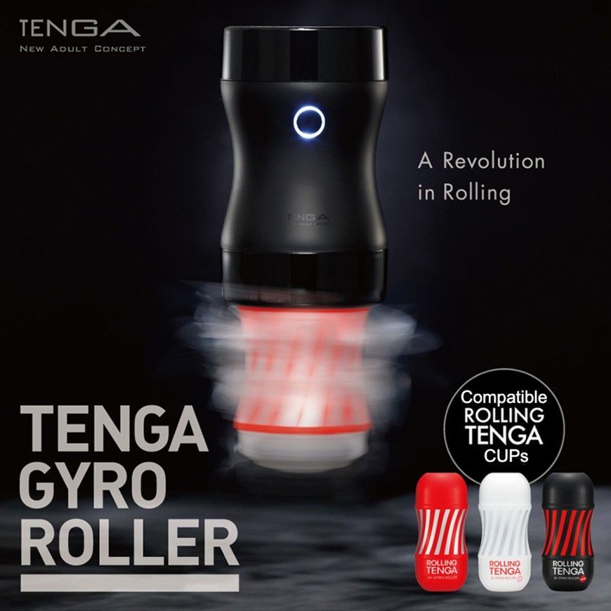 Мастурбатор TENGA Rolling Cup для стимуляції обертанням та вакуумом SO7328 фото