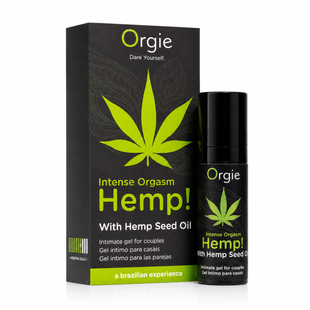 Рідкий вібратор Orgie Hemp! Intense Orgasm рівень 7/10 51393 фото