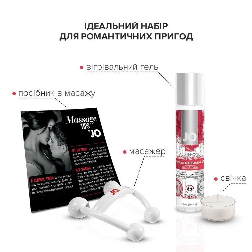 Набір для масажу JO All-In-One Massage Kit SO1517 фото