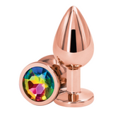 Анальна пробка NS Novelties Rose Gold Rainbow Medium 430357 фото