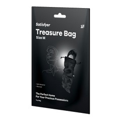 Мішечок для зберігання іграшок Satisfyer Treasure Bag M Black SX0546 фото