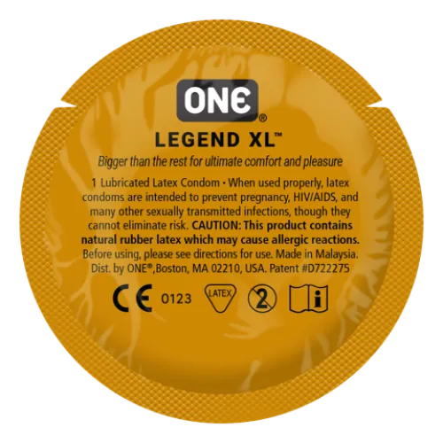 Збільшені презервативи ONE Legend XL (1 шт.) ON8 фото