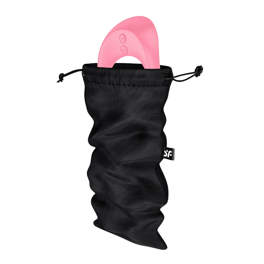 Мішечок для зберігання іграшок Satisfyer Treasure Bag M Black SX0546 фото