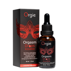 Збуджувальні краплі для клітора Orgie Orgasm Drops Kissable зі смаком яблука та кориці 51416 фото