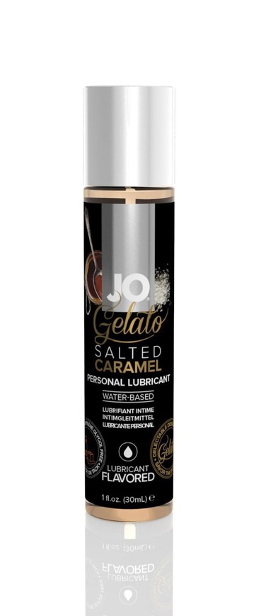 Оральний лубрикант на водній основі System JO Gelato Salted Caramel зі смаком солоної карамелі 30 мл SO1465 фото
