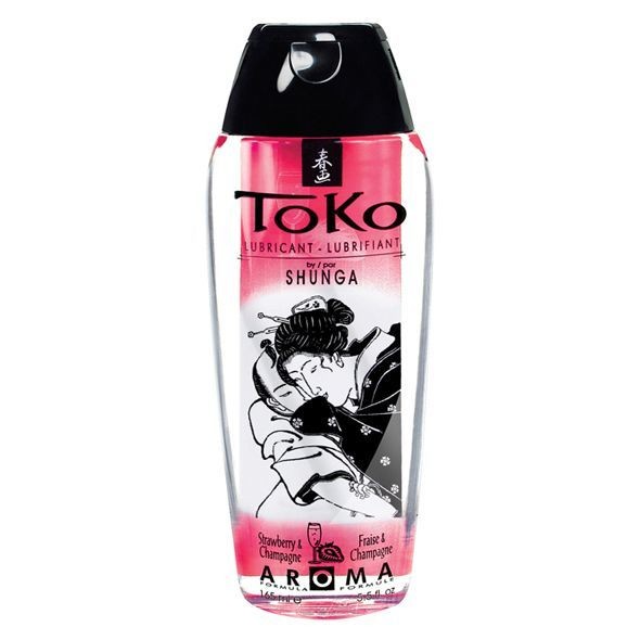 Лубрикант на водній основі Shunga Toko Aqua Aroma Sparkling Strawberry Wine SO2532 фото