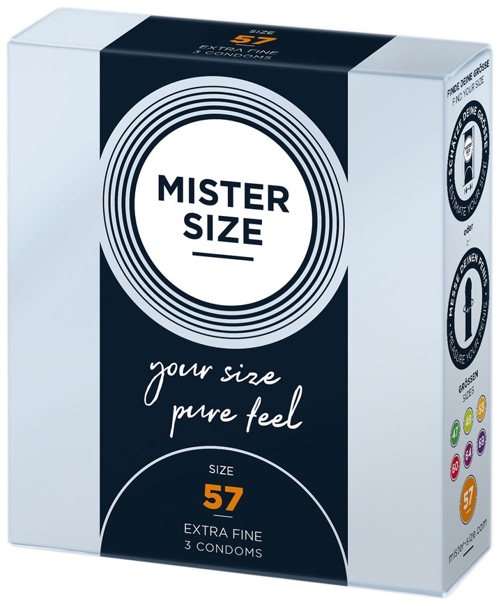 Mister Size Pure Feel 57 (3 шт.) SO8035 фото