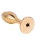 Металева анальна пробка Лисячий хвіст LOCKINK SEVANDA White Fox-Tail Anal Rose-shape Plug SX0866 фото 4