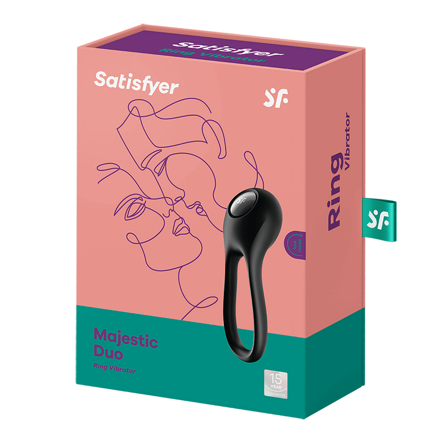 Ерекційне віброкільце Satisfyer Majestic Duo SO5546 фото