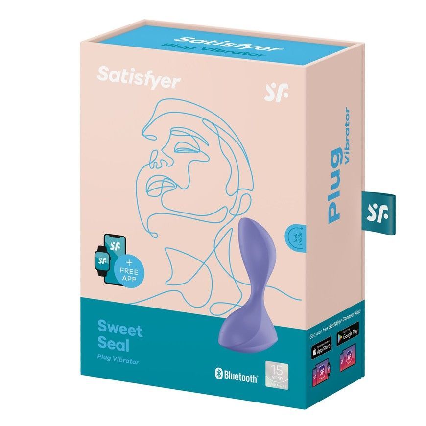 Анальная смартпробка с вібрацією Satisfyer Sweet Seal Lilac SO6732 фото