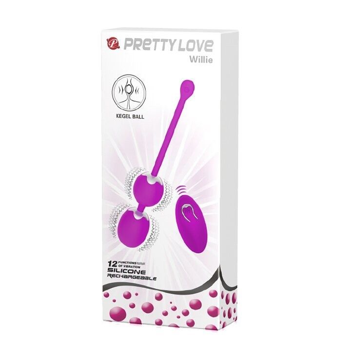 Вагінальні кульки з вібрацією Pretty Love Willy BI-014548W фото