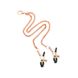 Нашийник із затискачами для сосків Liebe Seele Rose Gold Memory Collar with Nipple Clamps SO9495 фото 4