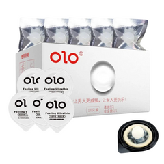 Ультратонкі презервативи OLO Silver Feeling Ultrathin зі стимулюючою кулькою (5 шт.) OL7 фото