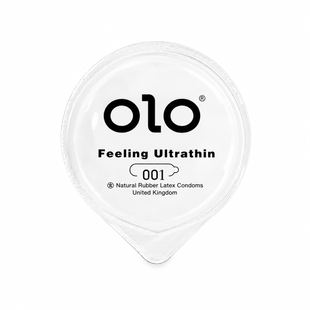 Ультратонкі презервативи OLO Black Feeling Ultrathin 1 шт OL1 фото