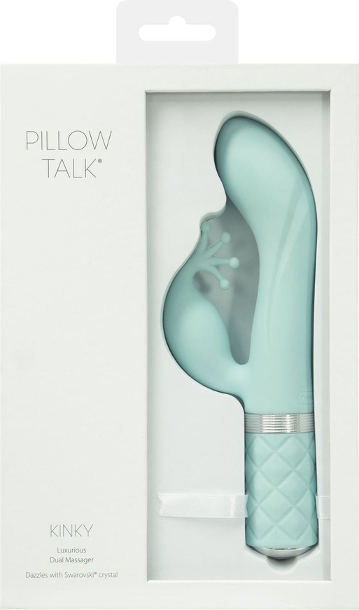 Вібратор-кролик Pillow Talk Kinky Teal SO2716 фото