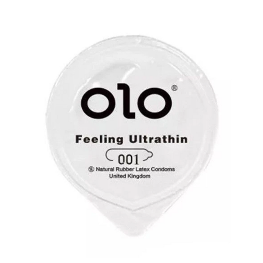 Ультратонкі презервативи OLO Black Feeling Ultrathin (1 шт.) OL1 фото