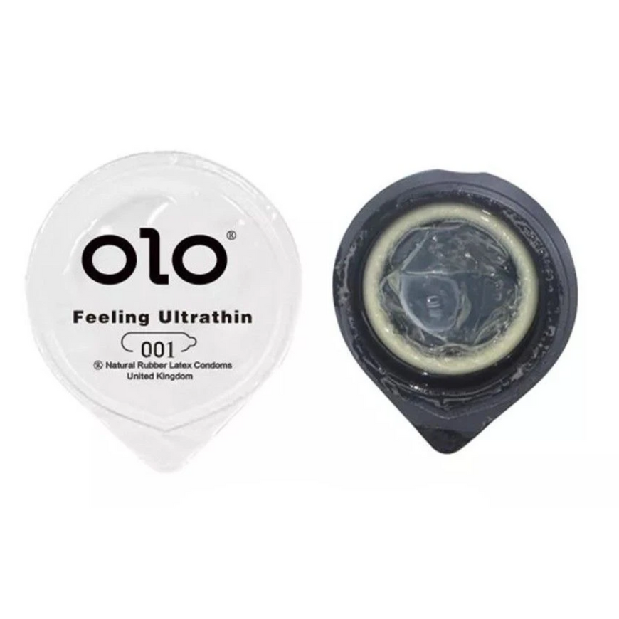 Ультратонкі презервативи OLO Black Feeling Ultrathin (1 шт.) OL1 фото