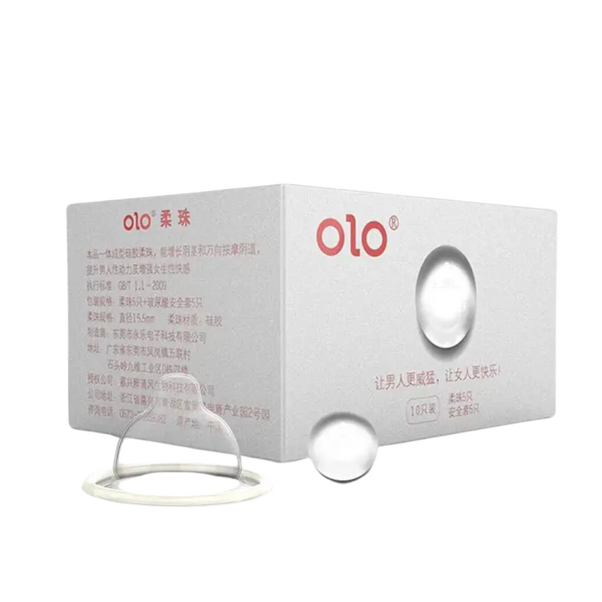 Ультратонкі презервативи OLO Silver Feeling Ultrathin зі стимулюючою кулькою (5 шт.) OL7 фото