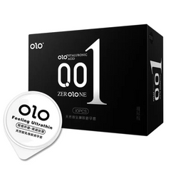 Ультратонкі презервативи OLO Black Feeling Ultrathin (10 шт.) OL2 фото