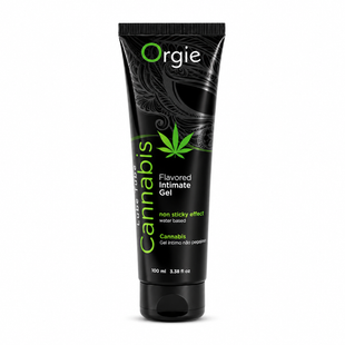 Оральний лубрикант на водній основі Orgie Lube Tube Cannabis з олією канаbiса 51485 фото