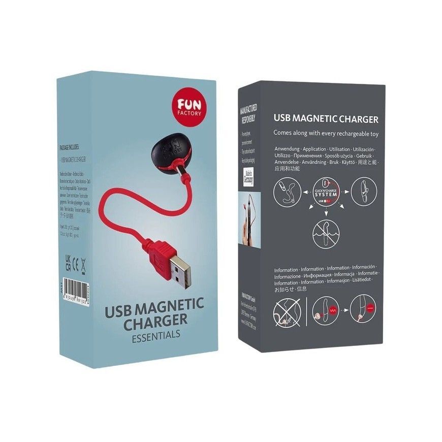 Магнітний кабель для заряджання Fun Factory USB MAGNETIC CHARGER SX1008 фото