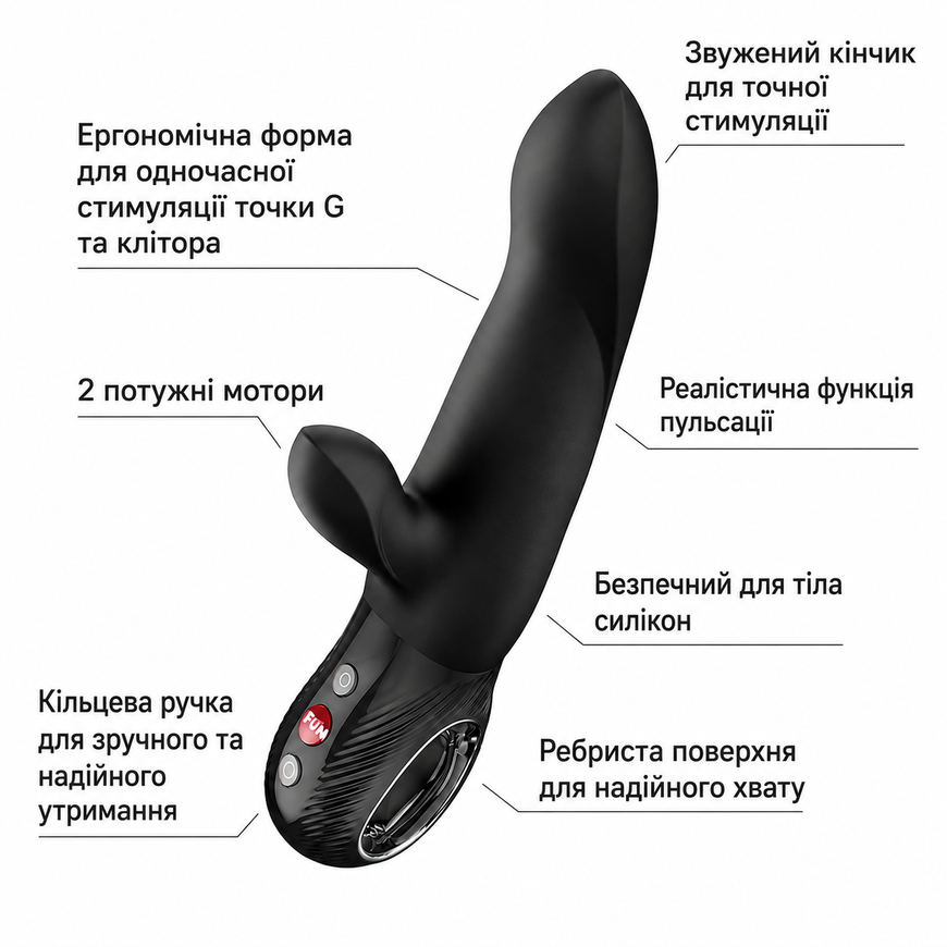 Пульсатор Fun Factory Bi Stronic Arc Black SX4310 фото